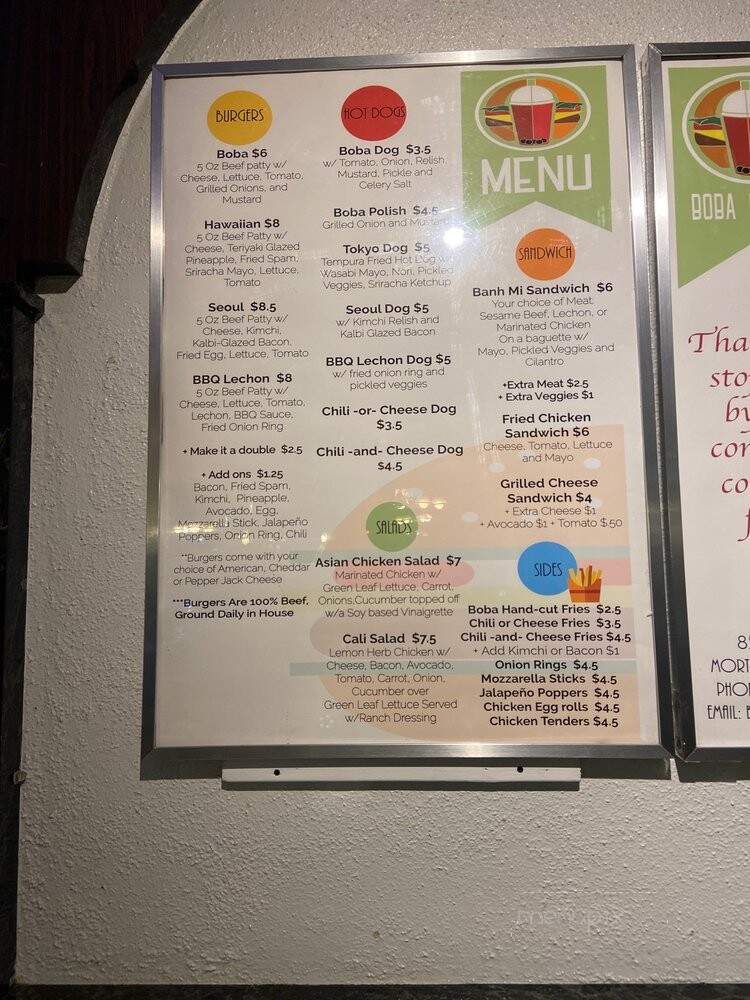 Boba Burger - Morton Grove, IL