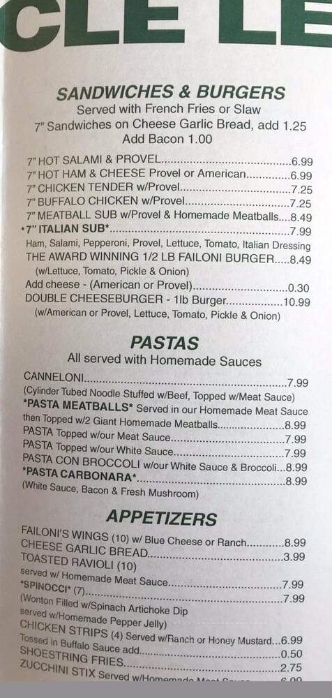 Uncle Leo's Pizza - Saint Louis, MO menu_pic