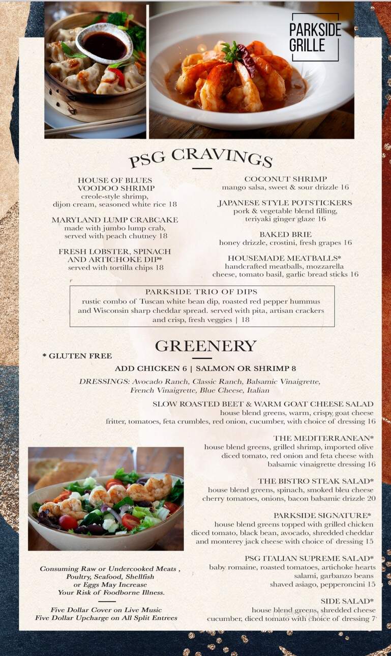 Parkside Grille - Ballwin, MO menu_pic