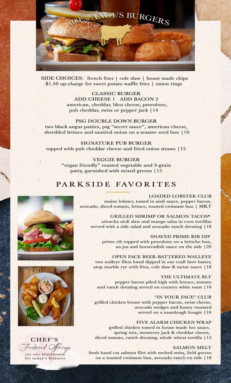 Parkside Grille - Ballwin, MO menu_pic