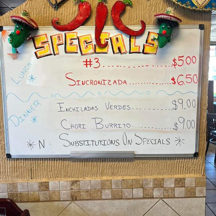 Habaneros Mexican Grill - Joplin, MO menu_pic