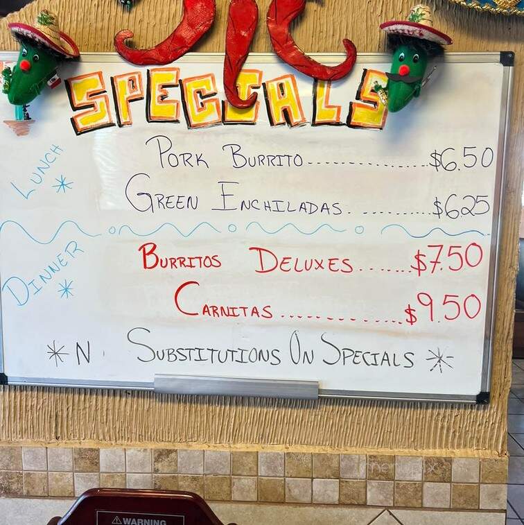 Habaneros Mexican Grill - Joplin, MO menu_pic