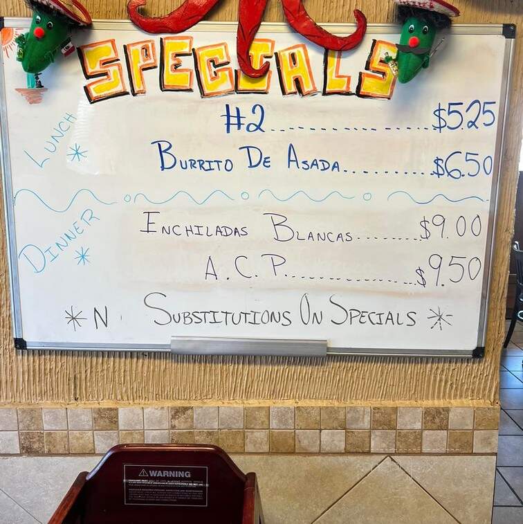 Habaneros Mexican Grill - Joplin, MO menu_pic