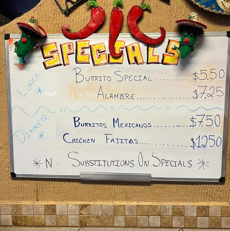 Habaneros Mexican Grill - Joplin, MO menu_pic