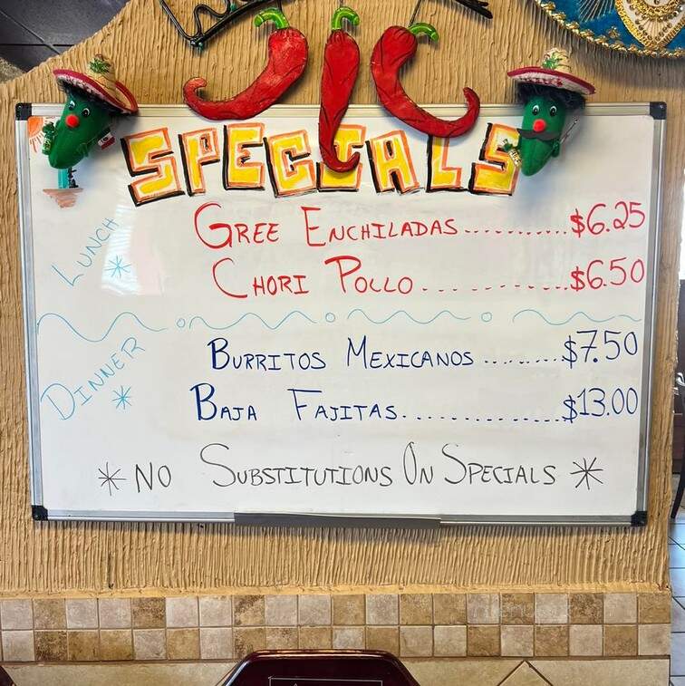 Habaneros Mexican Grill - Joplin, MO menu_pic