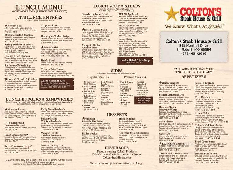 Colton's Steakhouse & Grill - Saint Robert, MO