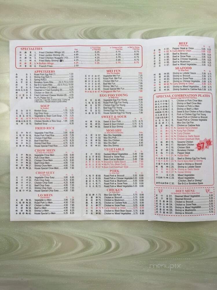 China King - Gonzales, LA menu_pic