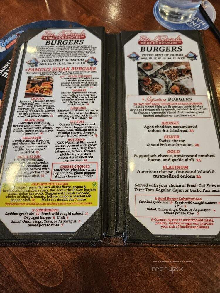 Lucky Beaver Bar and Burger - Reno, NV