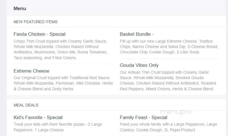 Papa Murphy's Palestine - Palestine, TX menu_pic