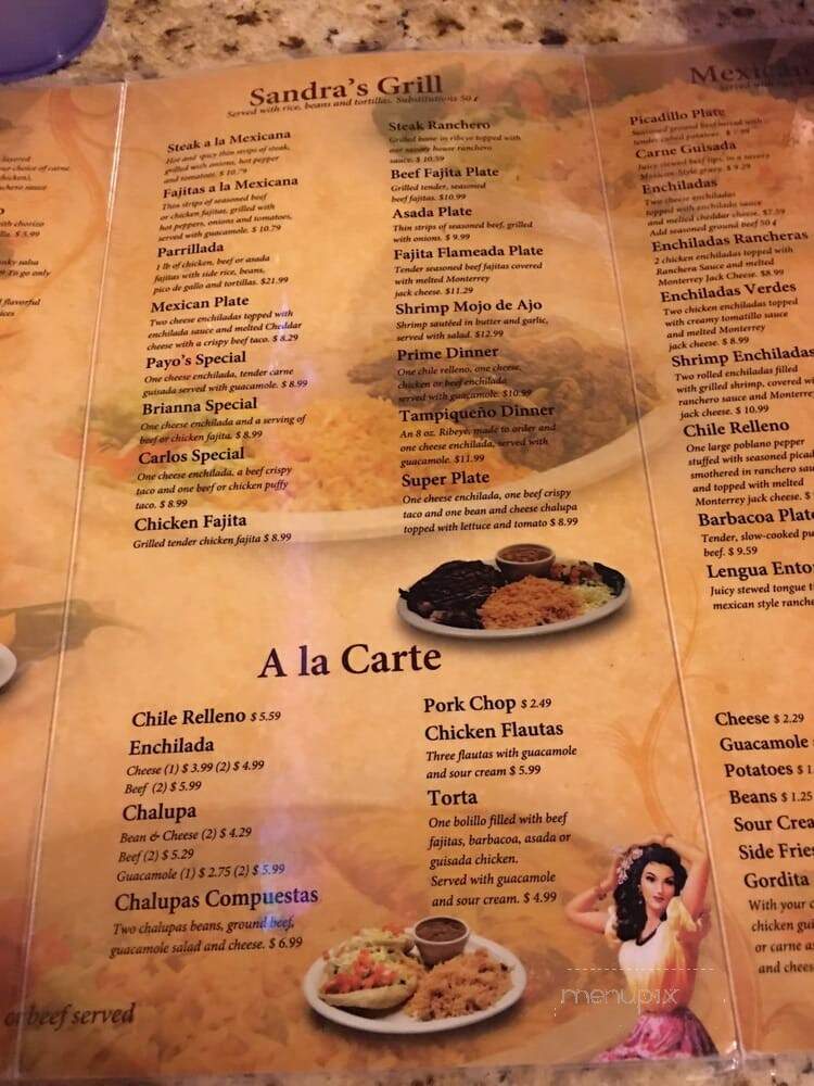 Sandra's Mexican Food - San Antonio, TX