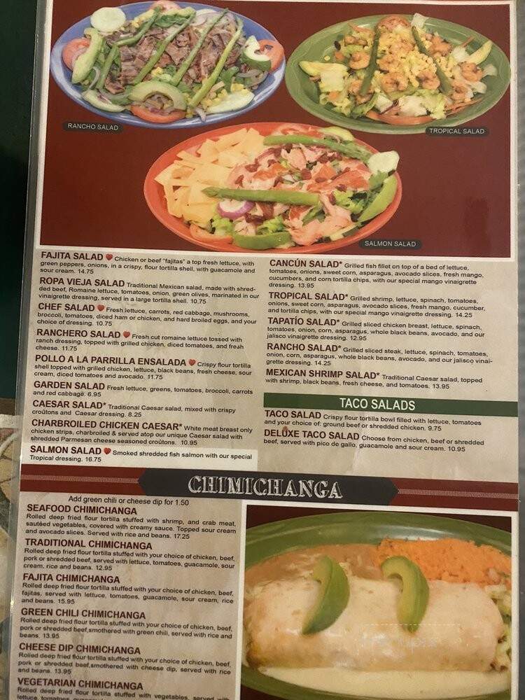 Hacienda Guadalajara - Cheyenne, WY menu_pic