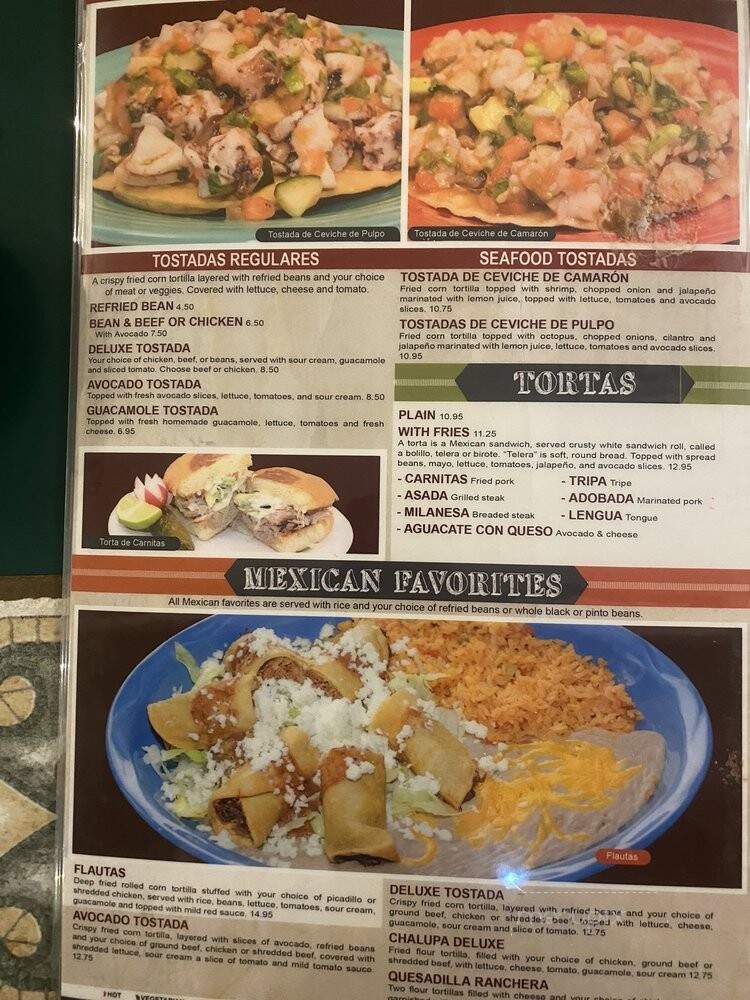 Hacienda Guadalajara - Cheyenne, WY menu_pic