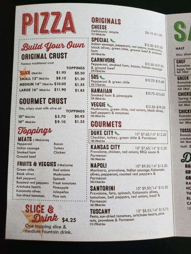 Dion's - Rio Rancho, NM menu_pic
