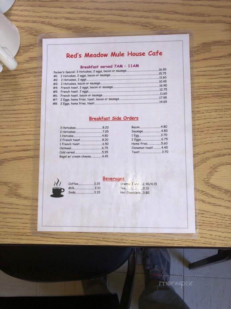 Mulehouse Cafe - Mammoth Lakes, CA menu_pic