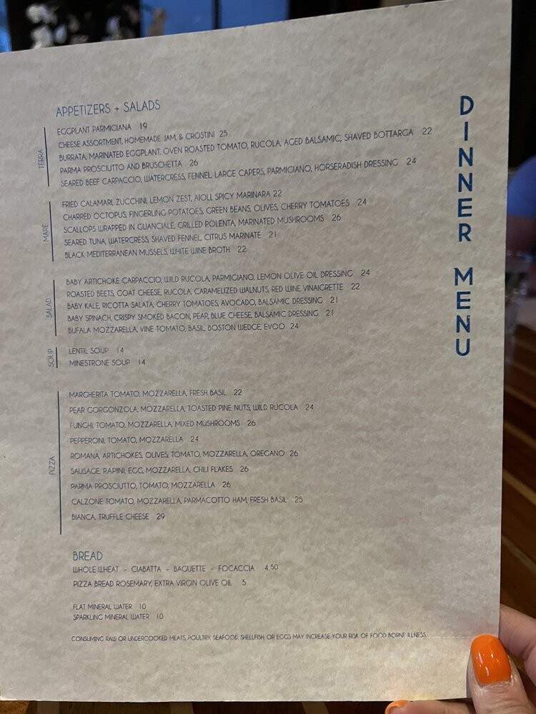 Vespaio - Los Angeles, CA menu_pic