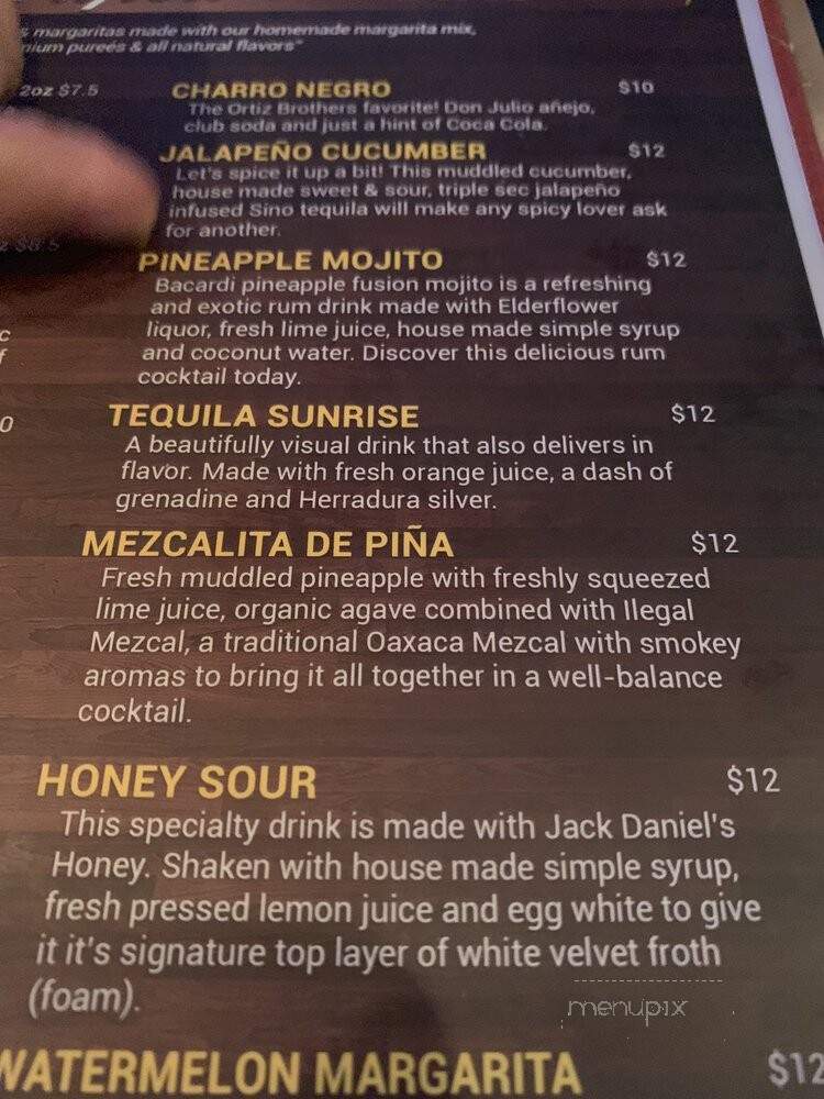 El Pescador Bar & Grill Montebello - Montebello, CA menu_pic