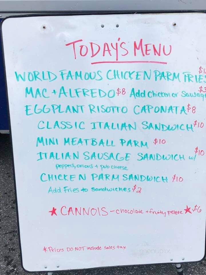 Cellardoor Winery - Lincolnville, ME menu_pic