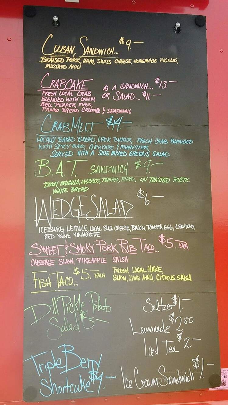 Cellardoor Winery - Lincolnville, ME menu_pic