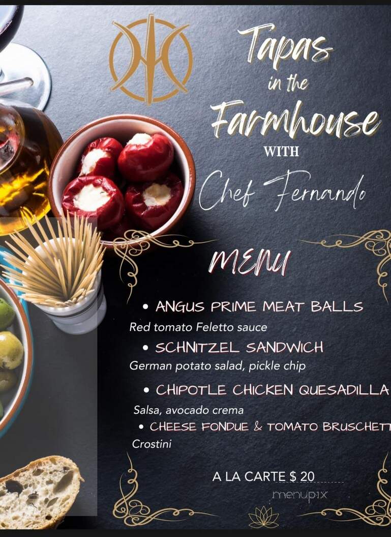 Cellardoor Winery - Lincolnville, ME menu_pic