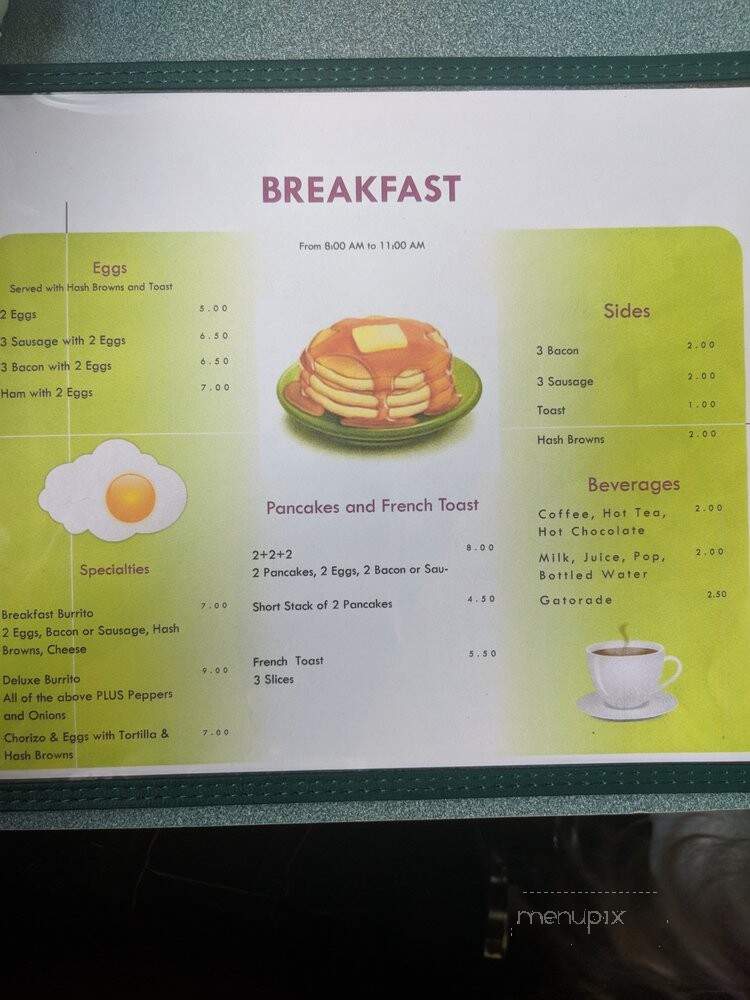 Camp Williams Cafe - Azusa, CA menu_pic