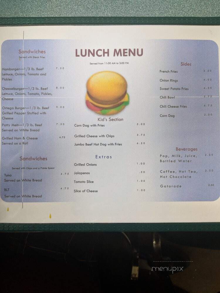 Camp Williams Cafe - Azusa, CA menu_pic