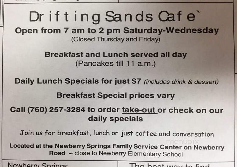 Drifting Sands Cafe - Newberry Springs, CA