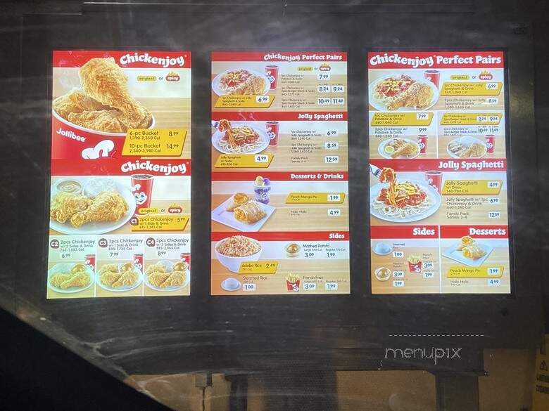 Jollibee - Anaheim, CA menu_pic