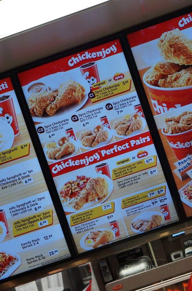 Jollibee - Anaheim, CA menu_pic