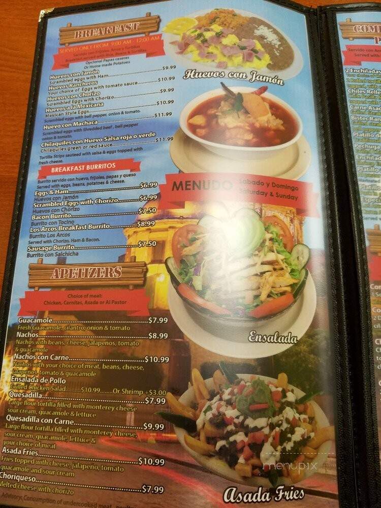 Los Arcos Mexican Restaurant - Port Hueneme, CA menu_pic