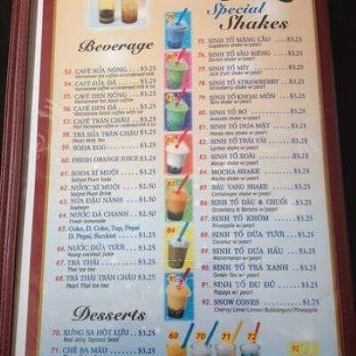 Pho Lee Hoa Phat - Fairfield, CA menu_pic