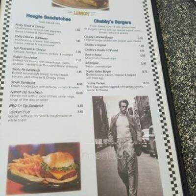 Chubby's Diner - Scotts Valley, CA menu_pic