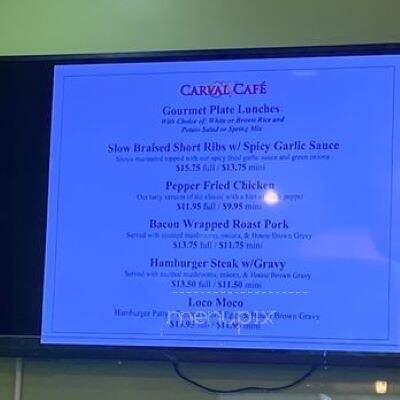 Carval Cafe - Honolulu, HI