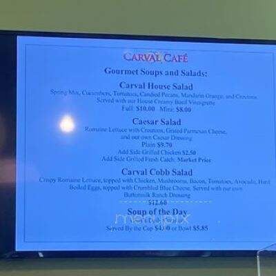 Carval Cafe - Honolulu, HI menu_pic