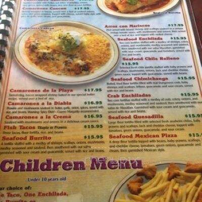 El Rancho Viejo - Ridgefield, WA menu_pic