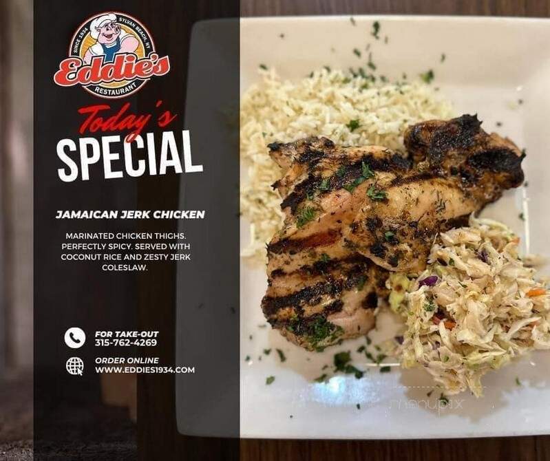 Eddie's Restaurant - Sylvan Beach, NY menu_pic