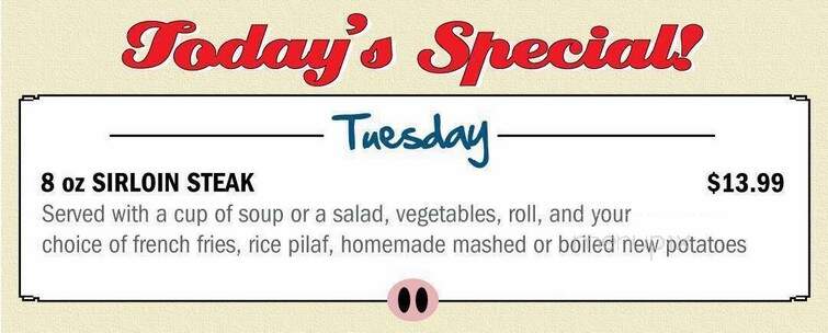 Eddie's Restaurant - Sylvan Beach, NY menu_pic