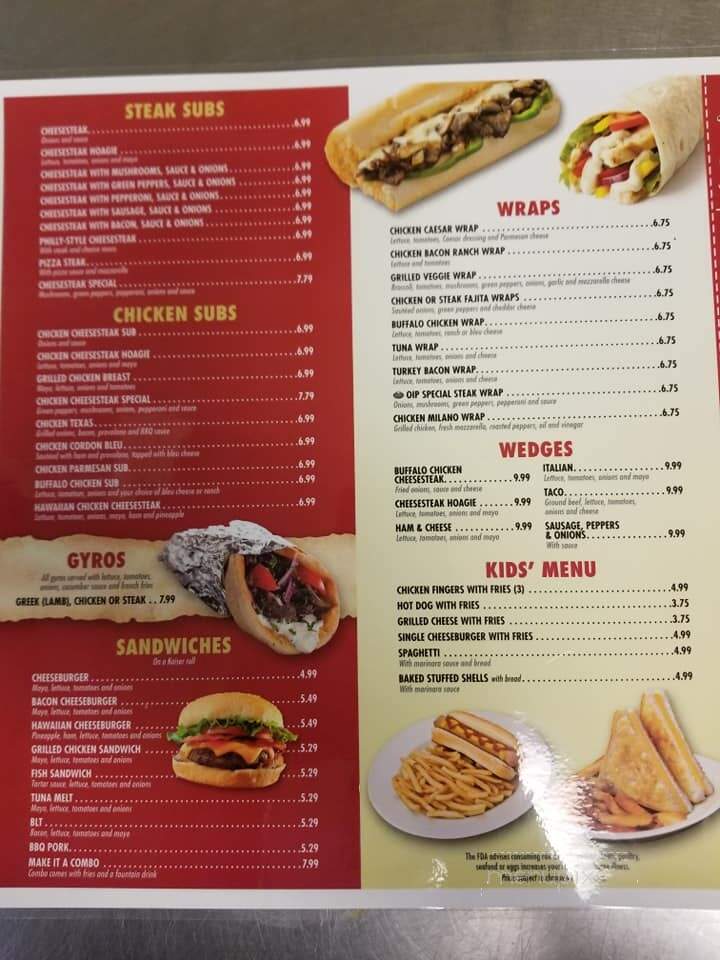 Nonno's Original Pizza - Dillsburg, PA menu_pic