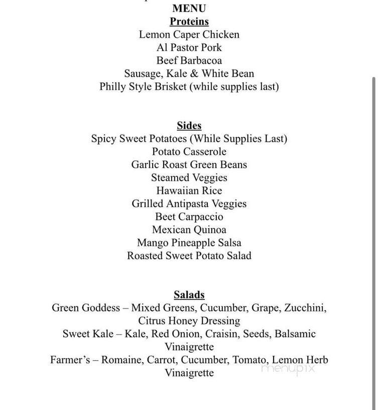 Farmer's Keep - Philadelphia, PA menu_pic