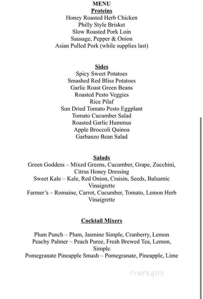 Farmer's Keep - Philadelphia, PA menu_pic