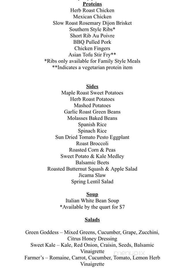 Farmer's Keep - Philadelphia, PA menu_pic