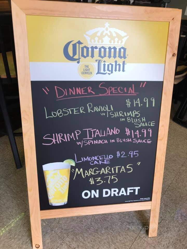 Cafe Italiano - Salisbury, MD menu_pic