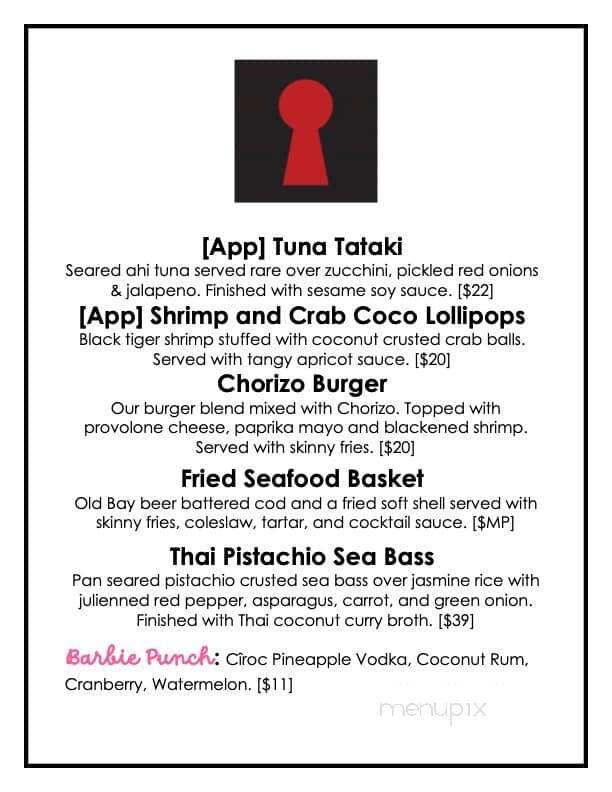 The Island Hideaway - Solomons, MD menu_pic