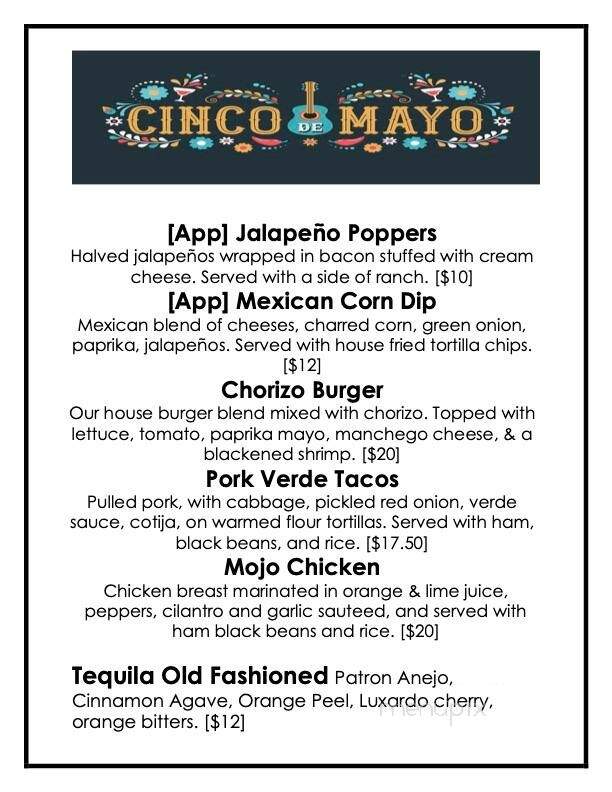The Island Hideaway - Solomons, MD menu_pic