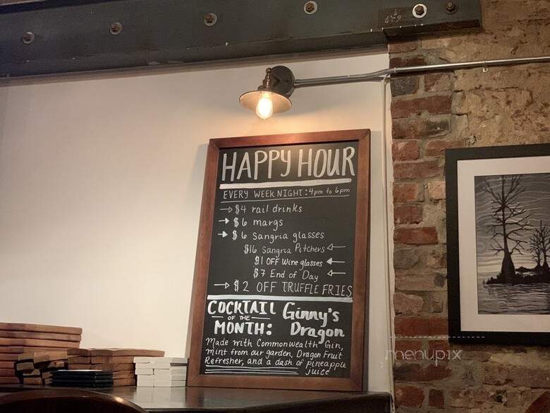 23rd & Main - Richmond, VA menu_pic