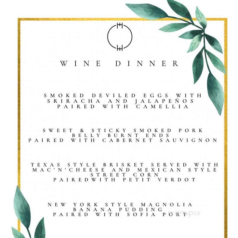 Overmountain Vineyards - Tryon, NC menu_pic