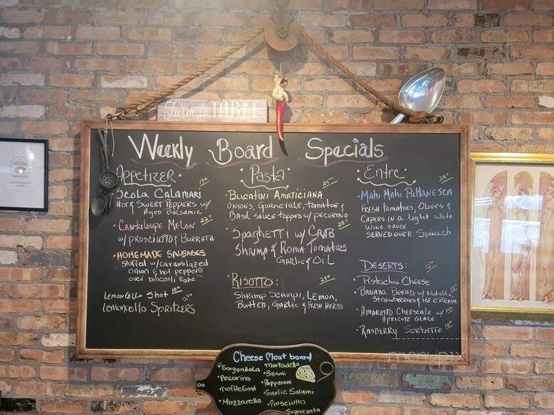 Scolapasta Bistro - Fort Lauderdale, FL menu_pic