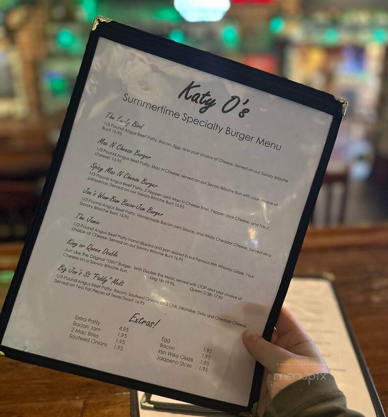 Katy O'Ferrell's - Cape Girardeau, MO menu_pic