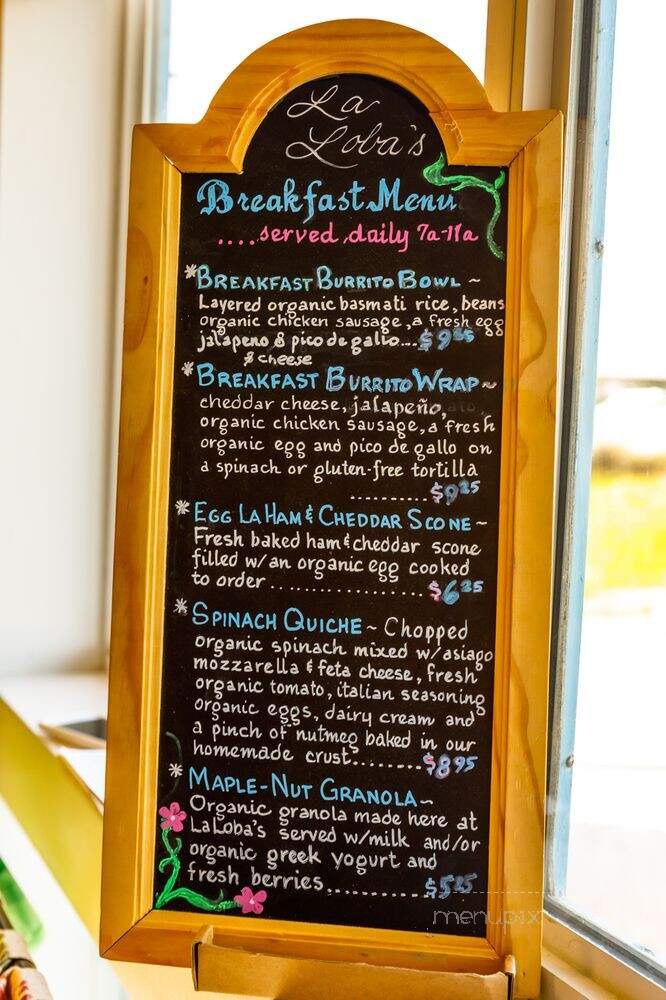 La Loba's Bakery - Santa Rosa Beach, FL menu_pic