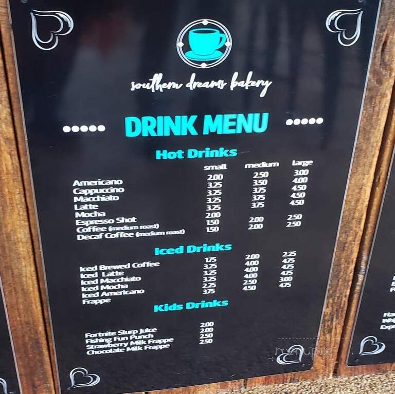 Up The Creek Winery - Burkesville, KY menu_pic