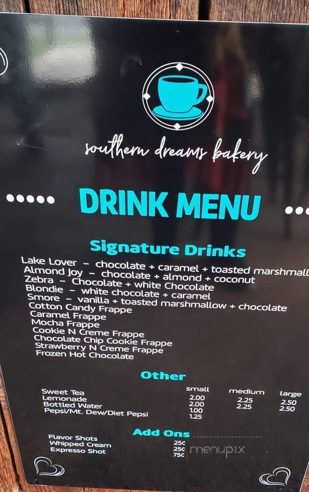 Up The Creek Winery - Burkesville, KY menu_pic